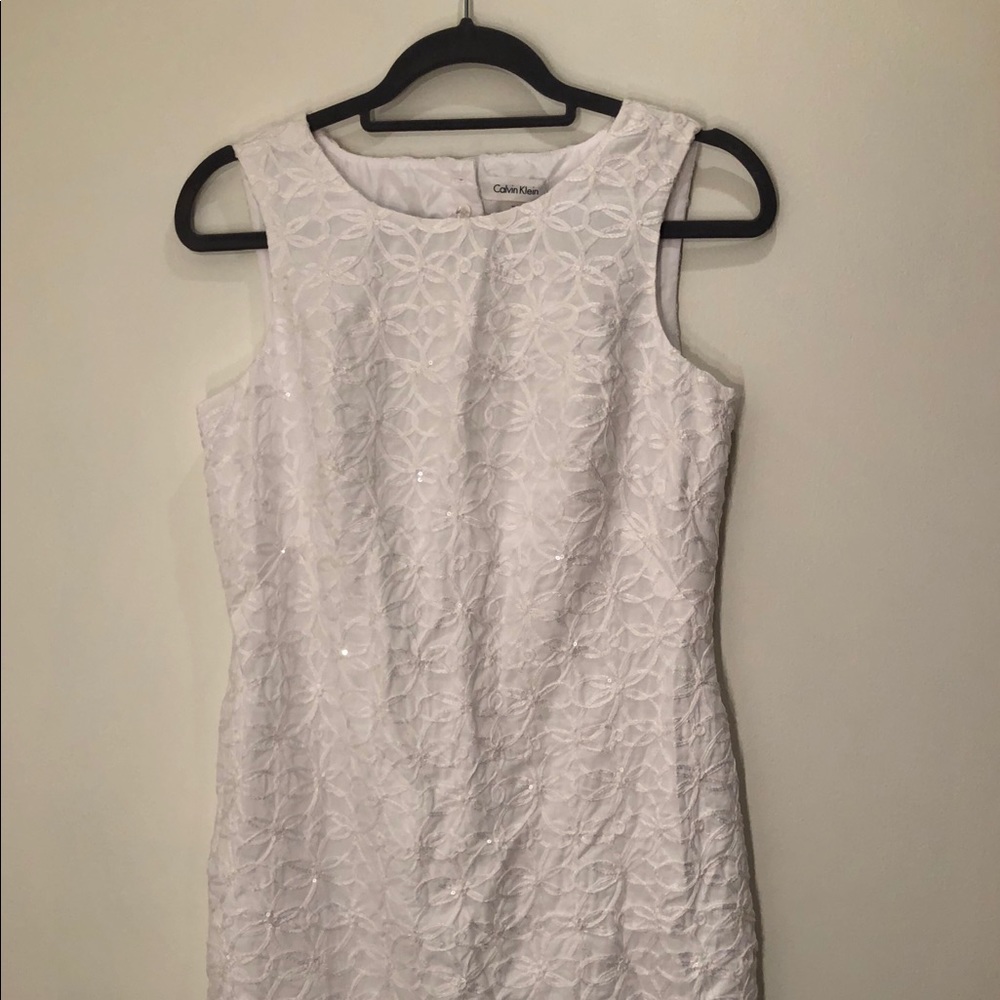 Calvin Klein Lace Sheath Dress